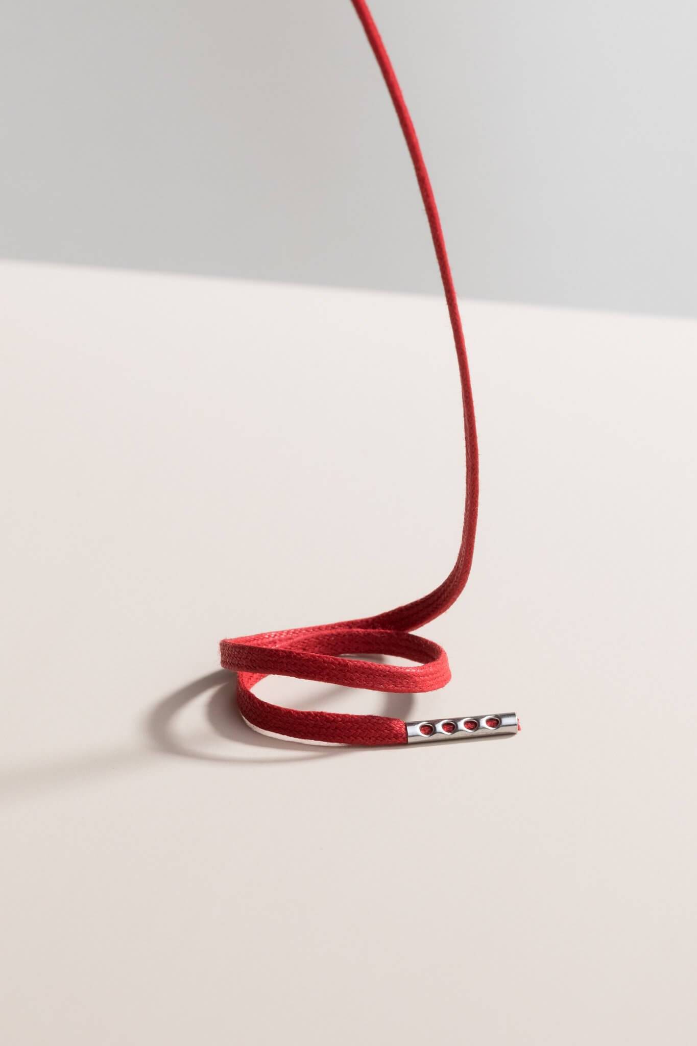 Kirsebær - 3mm Flate voksede skolisser