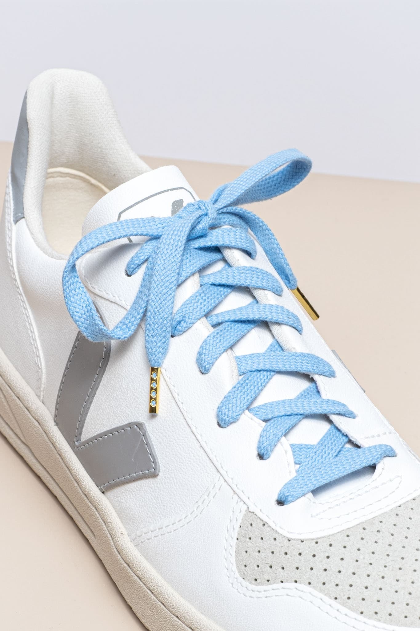 Lyseblå - Sneaker-lisser
