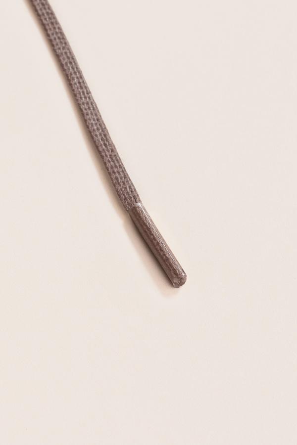 Mauvegrå - 3mm Flate voksede skolisser