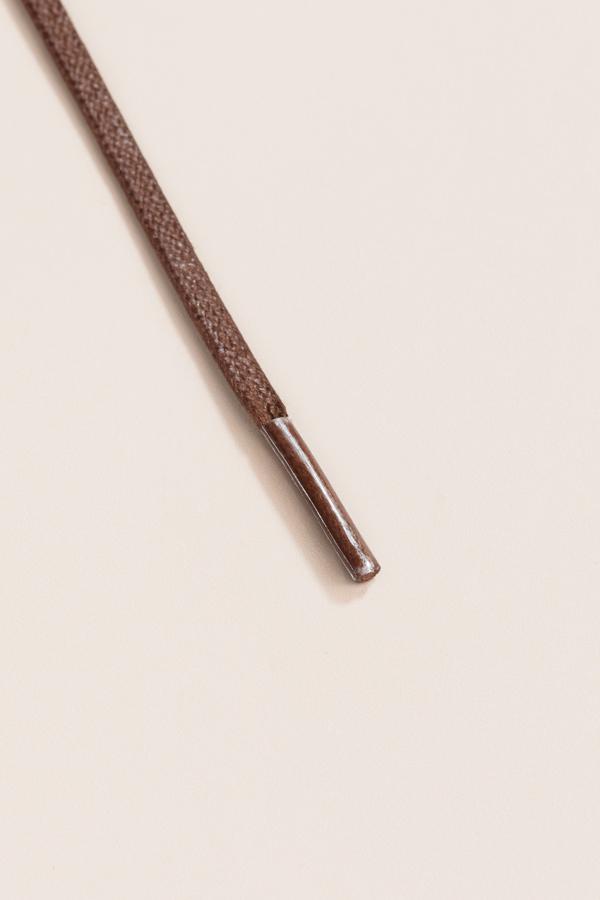 Mellombrun - 3mm Flate voksede skolisser