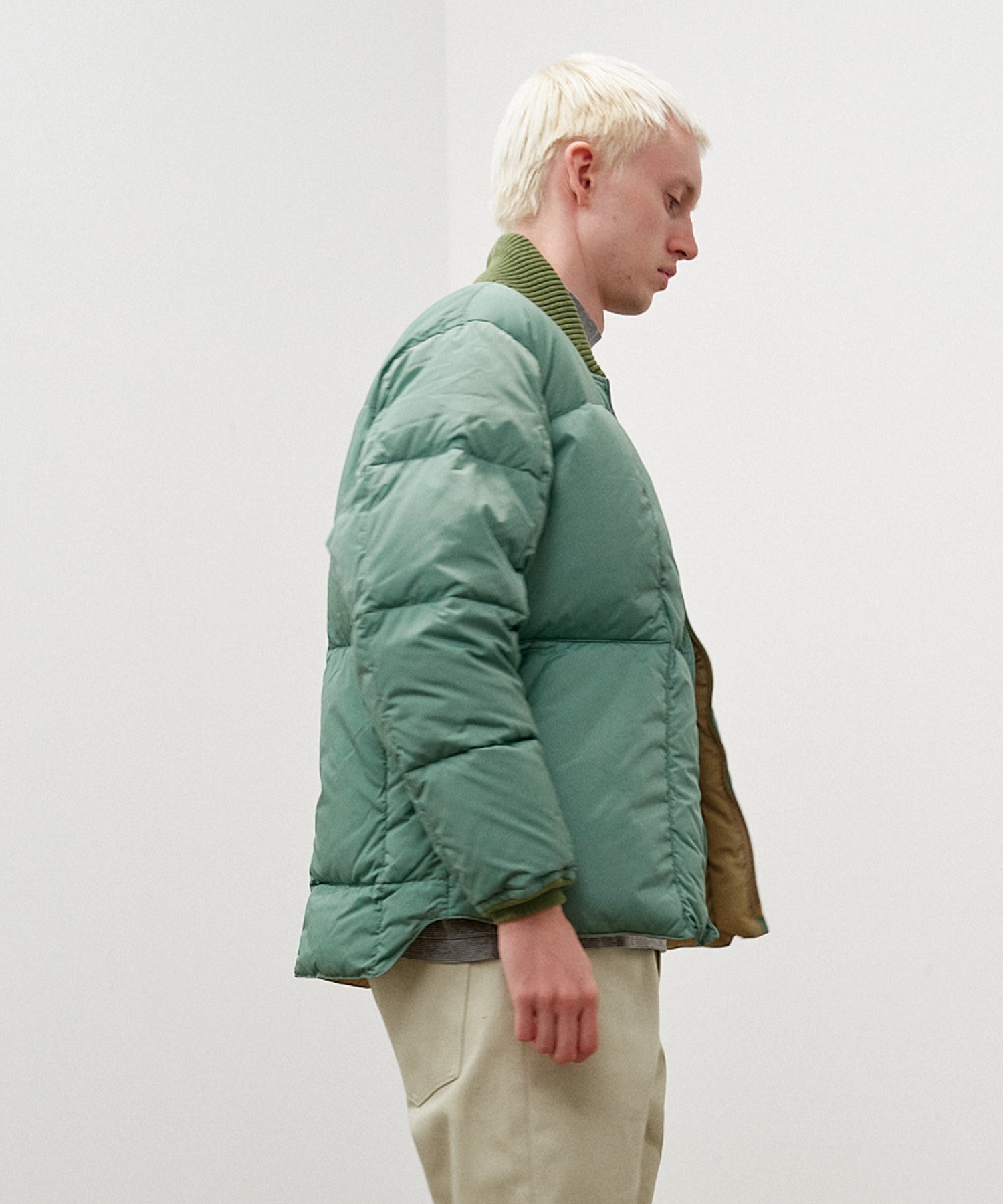 MC-jakke 2024AW Smaragdgrønn